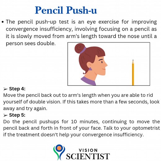 Pencil Push-up Test 🖋️ 👀 | Vision Scientist
