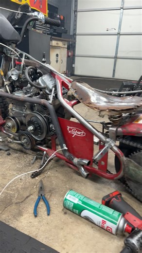 Exciting Mini Bike Adventure with a Big Block Engine