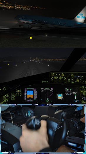 MSFS 2024 PMDG 777 NIGHT landing at Princess Julianna #msfs2020 #msfs2024 #aviation