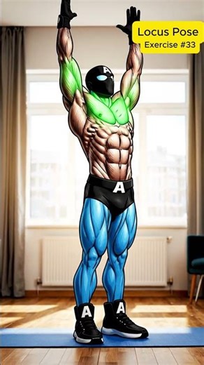 Locus Pose Exercise #33 #workoutathome #gravityworkout #captainworkout #locustpose #exercise