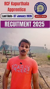 The Rail Coach Factory (RCF), Kapurthala, is recruiting 550 Act Apprentices for 2025. Key Recruitment Dates Application Start Date: December 9, 2025. Application Last Date: January 7, 2026. Fee Payment Deadline: January 9, 2026. Eligibility Criteria Educational Qualification: Candidates need a Class 10 pass with at least 50% marks and an ITI certificate in the relevant trade from NCVT/SCVT. Age Limit: 15 to 24 years as of January 7, 2026. Age relaxation is available for SC/ST, OBC, and PwD categ