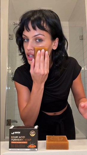 Turmeric Kojic Acid Soap Bar for Dark Spots and Uneven-Looking Tone