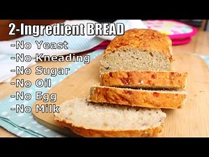 The New Quick and Simplest 2-Ingredient Bread: You Won’t Put in Much Effort NO Yeast, No Knead Bread