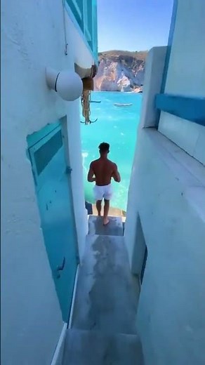 Milos, na Grécia! 🇬🇷 #shorts