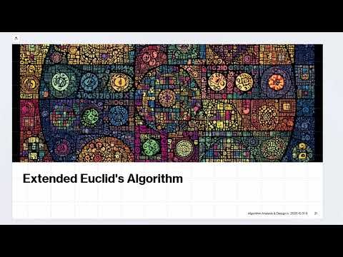 Lecture 10: Number Theoretic Algorithms