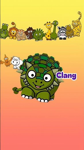 Dinosaur Safari Animal Sounds Song #nurseryrhymes #dinosaur #short
