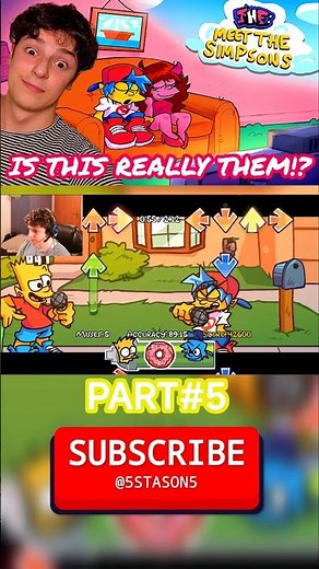 Friday Night Funkin’ VS FNF Meet The Simpsons! (PART 5) #shorts #fnfmod #fridaynightfunkin #stason