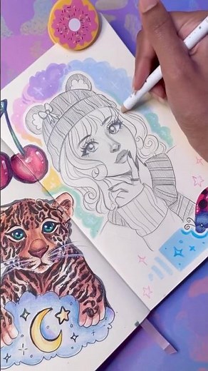 Letting Pinterest decide what I draw // art challenge #shorts