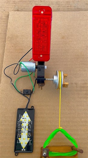 String Power Generator! ⚡ Infinite Energy Hack? #shorts #diy