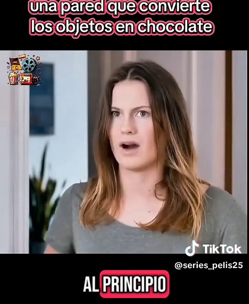 Una pared mágica que convierte objetos en chocolate