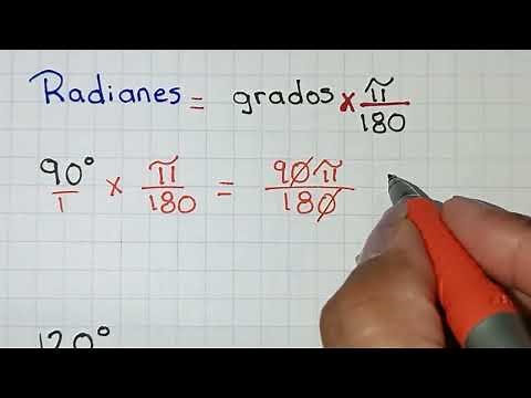 Grados a radianes