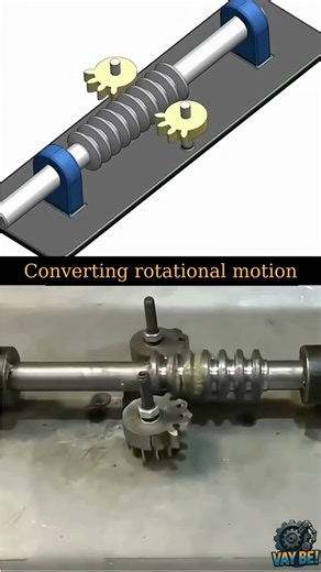 How Rotational Motion Becomes Linear Motion ⚙️ #shorts #machine