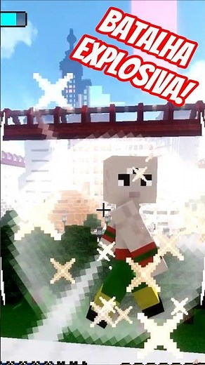 Dragon Block C - Explosive Battle! Minecraft #minecraft #dragonball #dragonblockc