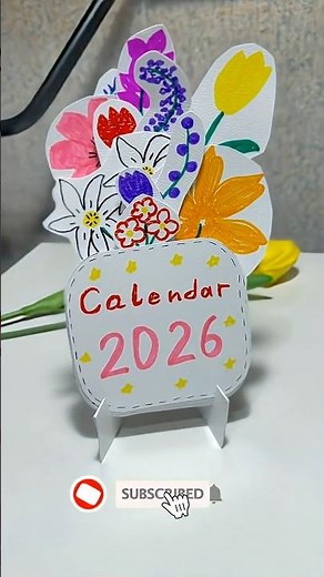 How to make a calendar 😍 #diy #handmade #papercraft