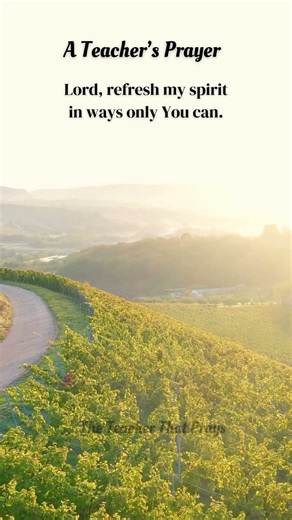 A self guided prayer for teachers