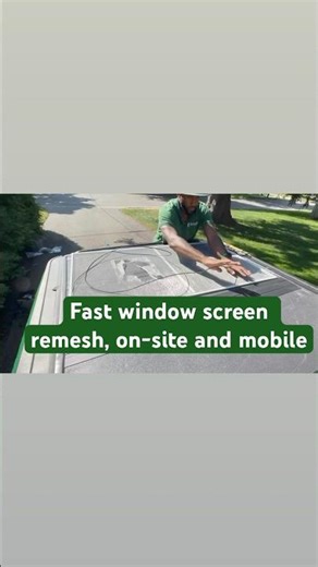 Window screen mesh repair services GTA. #windowscreen #revitalizewindowsanddoors #toronto #gta