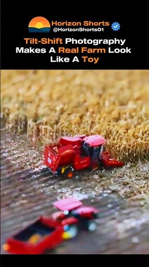 Tilt-Shift Photography Makes A Real Farm Look Like A Toy