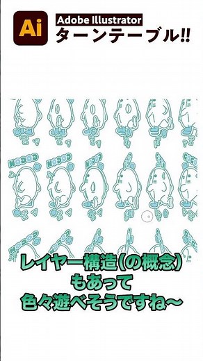 サメを回せ！一枚のイラストをぐるぐる回せる便利機能！【Adobe Illustrator】