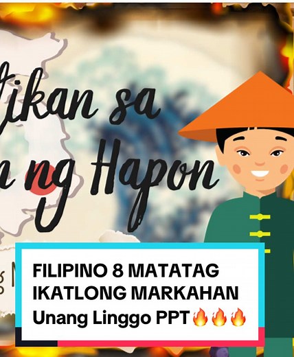 Matatag Filipino 8 Quarter 3 Week 1 PPT and Activities