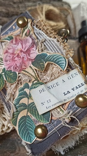 Hi Friends! I'm part of the 100 Days of Junk Journal Ideas #100daysjji a collaboration hosted by @RachandBellaCrafts and have a craft with me video up on my YouTube channel sharing my process. My prompt is mini notebooks and inserts. I ended up making a few different versions and hope you find them inspiring! In my last collaboration video I show how to make a large envelope, this video I'm going to be making a notebook journal/insert for the large envelope, but I couldn't resist making a mini o