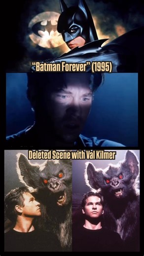 THE Dark Knight Archivist ✌🏽💙🦇 on Instagram: "Remembering Val Kilmer (December 31, 1959 – April 1, 2025) - “Batman Forever”Deleted Scenes: Originally seen on the special edition DVD, the original cut reached almost 3 hours in length according to director Joel Schumacher. In this clip, Bruce Wayne (Val Kilmer), who has forgotten he is Batman after Two-Face (Tommy Lee Jones) shot him in the head during a battle, follows Alfred Pennyworth (Michael Gough) down to the underground caverns of the Ba