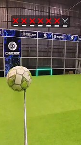 Katana vs. Pitching Machine_ Pov Battle for Ball Scoring Supremacy with a Shocking Finale🔥 #katana | Footbot reels