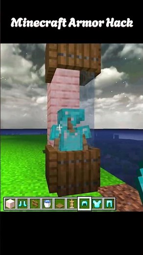 Easy Minecraft Armor Hack Tutorial #minecraft #minecrafttutorial #minecraftsurvival