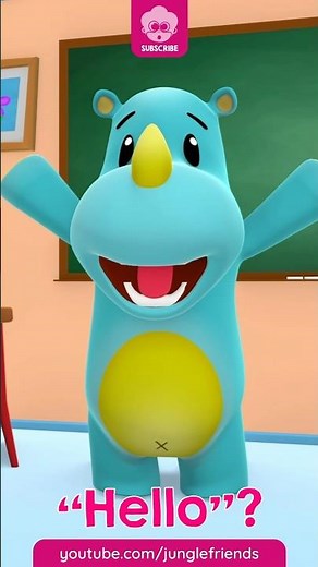 Hello Hello - #Short - Jungle Friends Nursery Rhymes - Simple Kids Song With Lyrics
