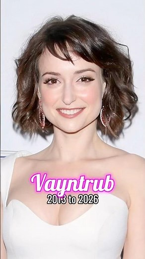 Milana Vayntrub evolution from 2013 to 2026