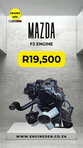 Mazda F2 Engine – R19,500 (1986–1993, Petrol, 2.2L, 12V, 85 HP) Durable and straightforward, the Mazda F2 engine offers reliable performance for everyday driving or restoration projects. Built to last, it’s a solid choice for Mazda owners seeking consistency under the bonnet. 📩 All contact links are in our bio. (Offers valid while stocks last. E&OE. T&Cs apply.) #MazdaEngine #F2Engine #ReliablePerformance #EngineDen #PerformanceEngine | EngineDen