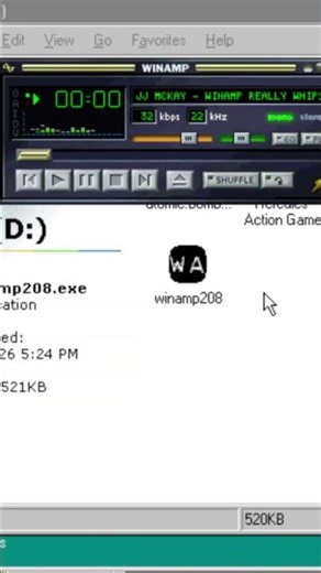 Is Winamp dead for Windows 98 in 2026?!? #nostalgia #tech