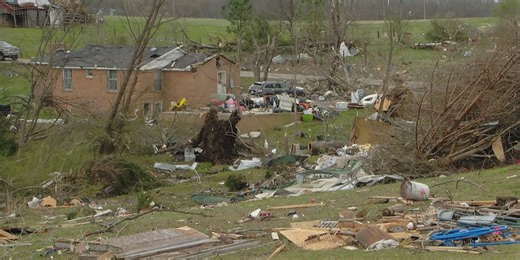 Lawrence County family survives tornado in bunker after storm destroyed every other structure on their property