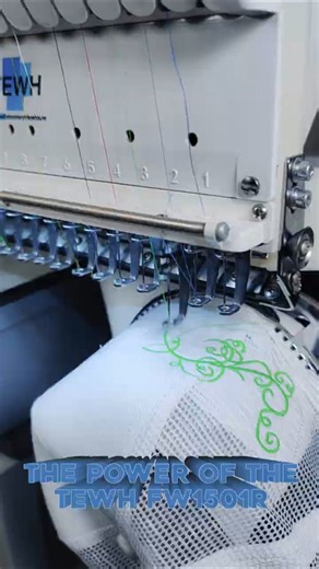 The power of the TEWH FW1501R #embroiderymachine