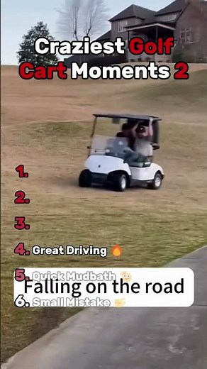 Craziest Golf Cart Moments 2 💯🔥😱