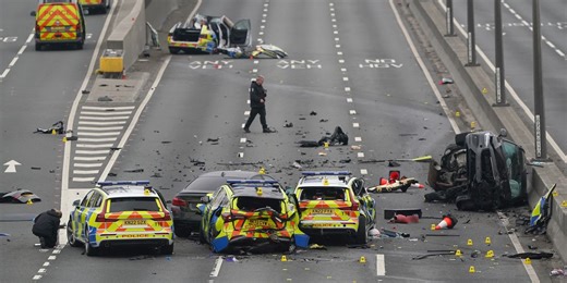 A1 crash: Man, 20, charged over horror accident that saw seven police officers rushed to hospital