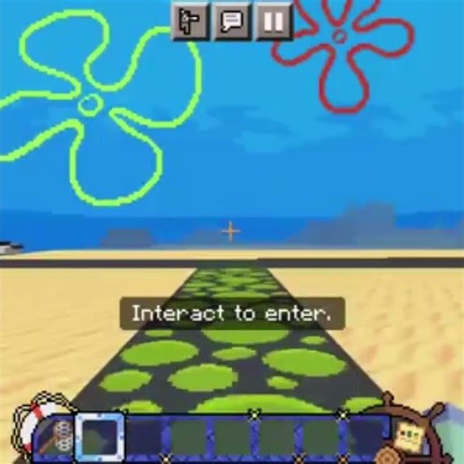 spongebob survival in craft sandbox