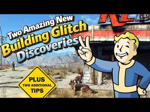Two Amazing New Building Glitches 👷 Fallout 4 No Mods Shop Class