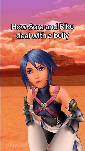 POV Sora and Riku deal with a bully #kingdomhearts #sora #riku