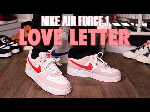 Nike Air Force 1 "Love Letter" Valentine's Day On Feet Review