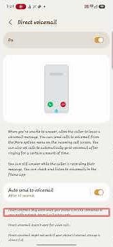 Samsung Users! Turn On Direct Voicemail After the Latest Update 📱✨ #pixelpowerhub #reels #trending