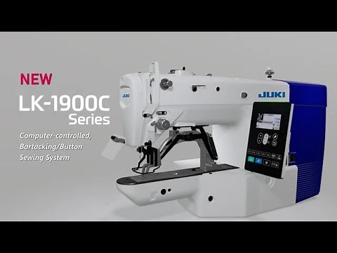JUKI LK-1900C Series Bartack Sewing Machine Demonstration