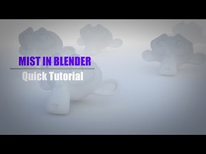 The most simplest way to create mist in blender - Quick Tutorial