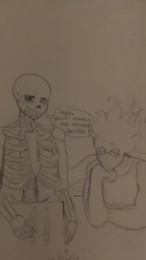Skeleton Anatomy Brush Up with Sans and Grillby | Undertale