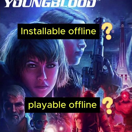 Installable and playable offline? Wolfenstein: Youngblood (Ps4)