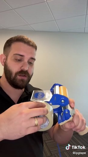 How to use a tape gun #tapegun #packaging #boxes #ipglife #fyp #tape | Packaging Orders