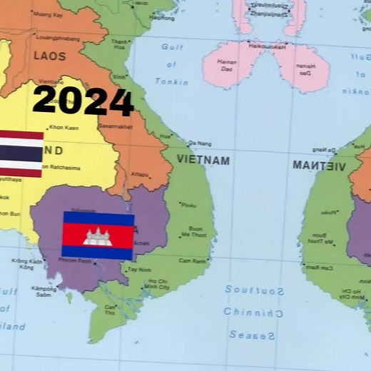 Southeast Asia Geopolitical Map: Vision for 2024 and 2077