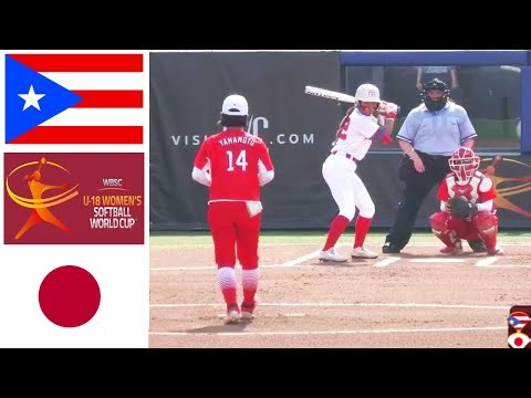 Japan vs Puerto Rico Highlights | U18 Women's Softball World Cup 2025