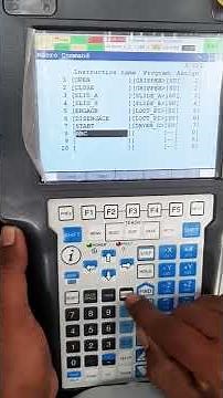 Fanuc Robot || Setting program as macro and assign keys to macro program