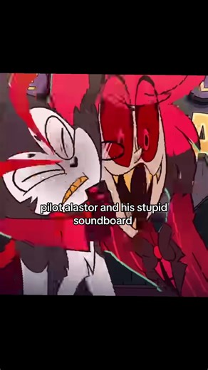 why he always got the 50’s laugh track in the back 💔 #hazbinhotel #hazbinhotelalastor #alastorhazbinhotel #alastor #fyp