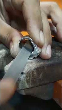 Handmade Silver Ring for Men | Satisfying Jewelry Making #jewelry #skill